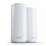 NETGEAR Orbi 770 Series Tri-Band WiFi 7 Mesh Network System (RBE773) - Router + 2 Satellite Extenders, Security Features, Up to 11Gbps, Covers up to 6,750 sq.ft, 100 Devices, 2.5 Gig Internet Port