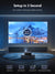 Smart 4K Projector with Netflix Certified, Dolby Audio, ToF Auto Focus, 1900 ANSI Daytime Projector 4K HDR, with Google TV, NFC, WiFi6, Bluetooth 5.4,HDMI ARC, for Home Cinema/Outdoor Movie Gaming TV