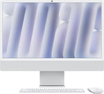 Apple iMac All-in-One Desktop Computer with M4 chip with 10-core CPU and 10-core GPU: Built for Apple Intelligence, 24-inch Nano-texture glass Display, 16GB Unified Memory, 256GB SSD storage; Silver