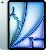 Apple iPad Air 13-inch with M3 chip Built for Apple Intelligence, Liquid Retina Display, 256GB, 12MP Front/Back Camera, Wi-Fi 6E + 5G Cellular, Touch ID, All-Day Battery Life — Blue