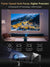 Smart 4K Projector with Netflix Certified, Dolby Audio, ToF Auto Focus, 1900 ANSI Daytime Projector 4K HDR, with Google TV, NFC, WiFi6, Bluetooth 5.4,HDMI ARC, for Home Cinema/Outdoor Movie Gaming TV
