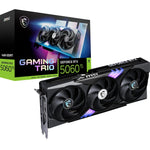 MSI GeForce RTX 5060 Ti 16G GAMING TRIO OC Graphics Card - RTX 5060 Ti GPU, 16GB GDDR7 (28Gbps/128-bit), PCIe 5.0 - TRI FROZR 4 (3 x STORMFORCE FAN) - RGB - HDMI 2.1b, DisplayPort 2.1b