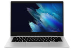 لابتوب Samsung Galaxy Book Go LTE مقاس 14 بوصة — معالج Qualcomm Snapdragon 7c، رام 4GB، تخزين SSD 128GB، لون Mystic Silver