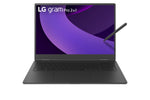 LG gram Pro 2in1 16T90TP Laptop — 1TB storage / Black / Intel Core Ultra 7 processor / 16GB RAM / 16-inch display (Used – Very Good, Open Box)