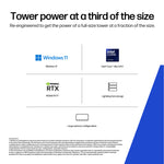 كمبيوتر مكتبي HP Z2 SFF G1i Workstation PC — تخزين 1 تيرابايت • أسود • معالج إنتل كور Ultra 7 • ويندوز 11 Pro • ذاكرة 32 جيجابايت DDR5