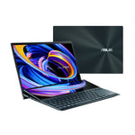 لابتوب ASUS ZenBook Duo 14 معالج Intel Core i5-1155G7 رام 16GB تخزين 512GB SSD شاشة 14 بوصة FHD باللمس مع شاشة ثانية 13 بوصة
