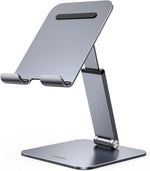 UGREEN iPad Stand Tablet Mobile Phone Desk Holder Adjustable Extendable Height Foldable Mount Compatible with iPad Pro 12.9 11/Air/Mini,iPhone 15 Pro Max,Galaxy Tab A8 S9 S23 Ultra,Portable Monitor