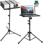 AIRUIHE Laptop Tripod Stand, Laptop Stand Adjustable Height 17.7 to 42.7 inch