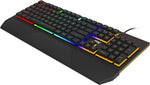 AOC GK200 Gaming Keyboard - PC Keyboard with English layout, 25 anti-ghosting keys, 25 N-key rollover and 1.8 m cable