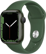 Apple Watch Series 7 (GPS, 41mm) - Green Aluminium Case, Clover Sport Band