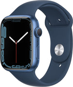 Apple Watch Series 7 (GPS, 45mm) - Blue Aluminium Case, Abyss Blue Sport Band