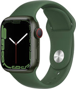 Apple Watch Series 7 (GPS + Cellular, 41mm) - Green Aluminium Case, Clover Sport Band