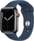 Apple Watch Series 7 (GPS + Cellular, 45mm) - Graphite Stainless Steel Case, Abyss Blue Sport Band Watches Apple 