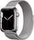 Apple Watch Series 7 (GPS + Cellular, 45mm) - Silver Stainless Steel Case, Silver Milanese Loop Watches Apple 