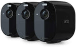 Arlo Essential Spotlight Camera - 3 Pack - Wireless Security, 1080p Video, Color Night Vision,