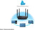 Asus Dual Band WiFi Router Networking Access Four Wireless Antenna For Maximum Coverage Asus 