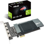 ASUS GeForce GT 710 2GB GDRR5 with 4 x HDMI ports and a single slot for silent multi-monitor productivity