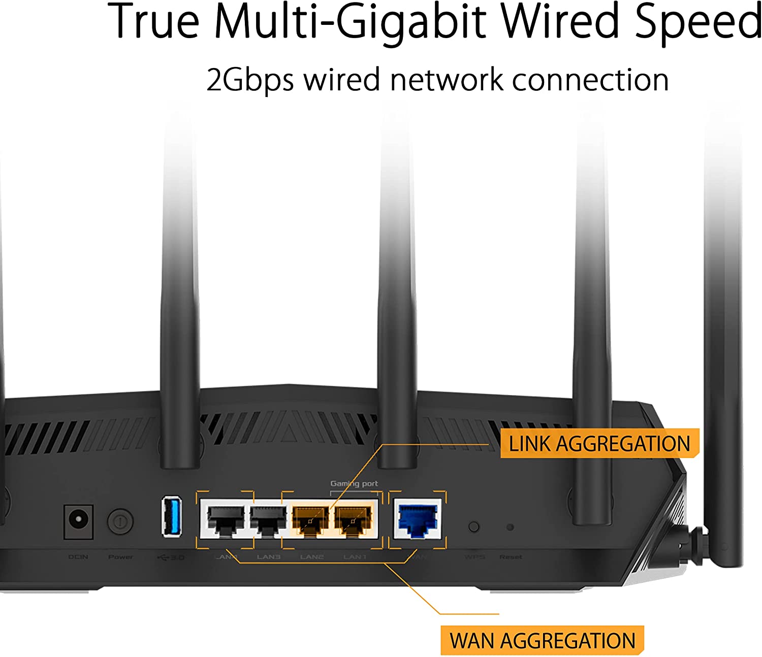 ASUS TUF Gaming AX5400 Dual Band WiFi 6 Router, Mobile Game Mode, Mesh