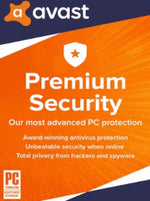 Avast Premium Security 1 Device, 1 Year PC | 2 Days Delivery