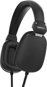 Betron HD500 Headphone,On Ear Headphones, Bass Driven Sound, Light Weight Black