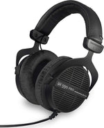 beyerdynamic Dt 990 Pro Over-Ear Studio Monitor Headphones - Open-Back Stereo Construction, Wired (80 Ohm, Black (Limited Edition))