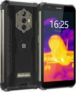 Blackview BV6600Pro Rugged Mobile Phone with Thermal Imaging, 8580mAh Battery, 4G Dual SIM Free Unlocked 4GB+64GB/128GB