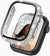 Bling Case for Apple Watch Series 8/7 41mm Case with Built-in Screen Protector, Shockproof Anti-Scratch Full Body Crystal for Apple Watch Series 8/7 Watches Apple Silver 