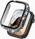 Bling Case for Apple Watch Series 8/7 45mm Case with Built-in Screen Protector, Shockproof Anti-Scratch Full Body Crystal for Apple Watch Series 8/7 (Black) Watches Apple 