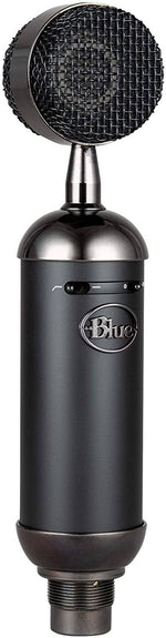 Blue Microphones Blackout Spark SL XLR Condenser Microphone with Custom Shockmount, Cardioid Polar Pattern - Black