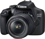 Canon CAMERA EOS 2000D 18-55 III, 2728C002
