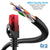 CAT8 Ethernet Gigabit Lan network cable (RJ45) SSTP 40Gbps 2000Mhz - Round Black - 2 Meters Cable IBRA 