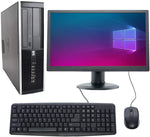 Complete set of 21.5in Monitor and HP 8300 SFF Quad Core i5-3470 8GB 1TB HDD WiFi Windows 10 64-Bit Desktop PC Computer (Renewed)