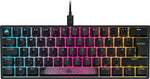 Corsair K65 RGB MINI 60% Mechanical Gaming Keyboard CHERRY MX Red QWERTY, Black