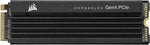 Corsair MP600 PRO LPX 2TB M.2 NVMe PCIe x4 Gen4 SSD - Optimised for PS5 Up to 7,100MB/sec