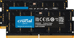 Crucial RAM 64GB Kit (2x32GB) DDR5 4800MHz CL40 Laptop Memory, Black