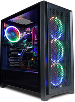 Cyberpower PC Lux Gaming PC Intel Core i9-10900K, Nvidia RTX 3060 12GB, 32GB RAM, 1TB NVMe SSD, 550W 80+ PSU, Wi-Fi, Liquid Cooling