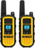 DeWalt DXPMR800 Heavy Duty Professional Walkie Talkie PMR Radio with Up to 15 Floors/10km Range, 2 Pack Audio Motorola 