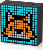 Divoom Timebox Evo Pixel Art LED Bluetooth Speaker App Control, Microphone (Black)