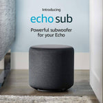 Echo Sub | Powerful subwoofer for your Echo. requires compatible Echo device