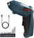 Electric Screwdriver,HANMATEK Cordless Screwdriver Tool Rotated 90 Degrees with Rechargeable Battery & LED Light for Home DIY Drill & Screwdriver Accessories Bosch Professional 