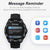 FMK Smart Watch Fitness Full Touch Screen Watch for Men, Call Dial and Text Notification Smart Watch with 24h Heart Rate Blood Pressure Sleep Monitor, IP68 Waterproof Pedometer for iOS Android Watches FMK 