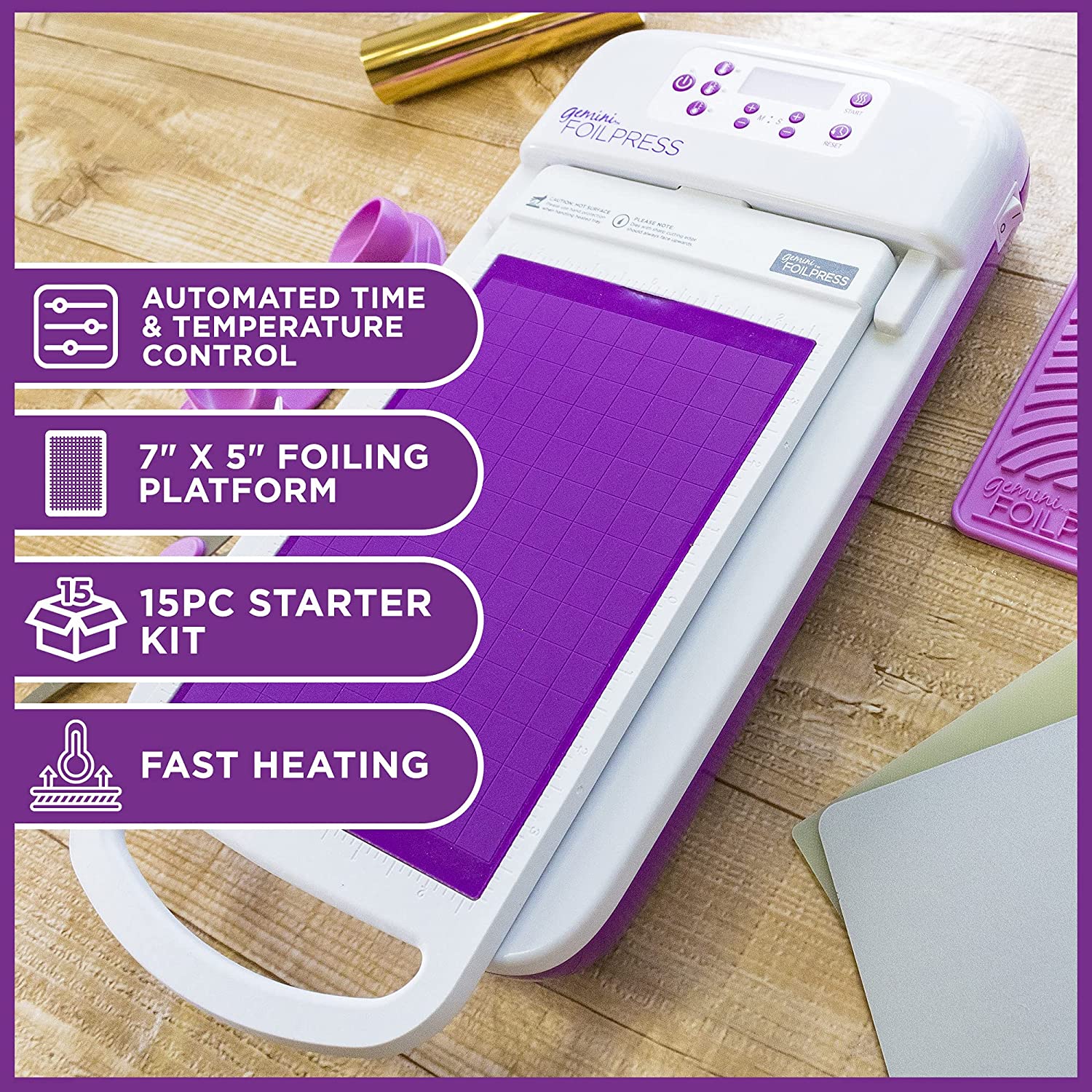 Gemini Foil Press Machine Hot Foiling Machine for Crafting Projects