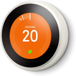 Google Nest Learning Thermostat 3rd Generation, White - Smart Thermostat - A Brighter Way To Save Energy