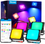 Govee RGBICWW LED Smart Flood Lights 4 Pack
