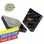 مجموعة أجهزة استقبال H96 Max+ HEVC IPTV بذاكرة وصول عشوائي 4 جيجابايت وذاكرة قراءة فقط 64 جيجابايت