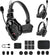 Hollyland Solidcom C1 Full-Duplex Wireless Headset Intercom System for 1100ft Communication Group Talk, Single-Ear Headset with 1 Master & 2 Remote Headphone（3 Users） Headsets HollyView 