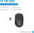 HP 150 Wireless Mouse (2022) 3 Buttons, Ergonomic Professional, USB Dongle , AA battery included - Black Mouse HP 