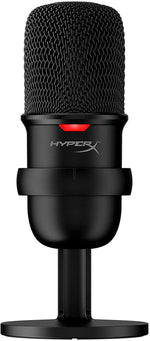 HyperX SoloCast – USB Condenser Gaming Microphone, for PC, PS4, and Mac, Tap-to-Mute Sensor, Black