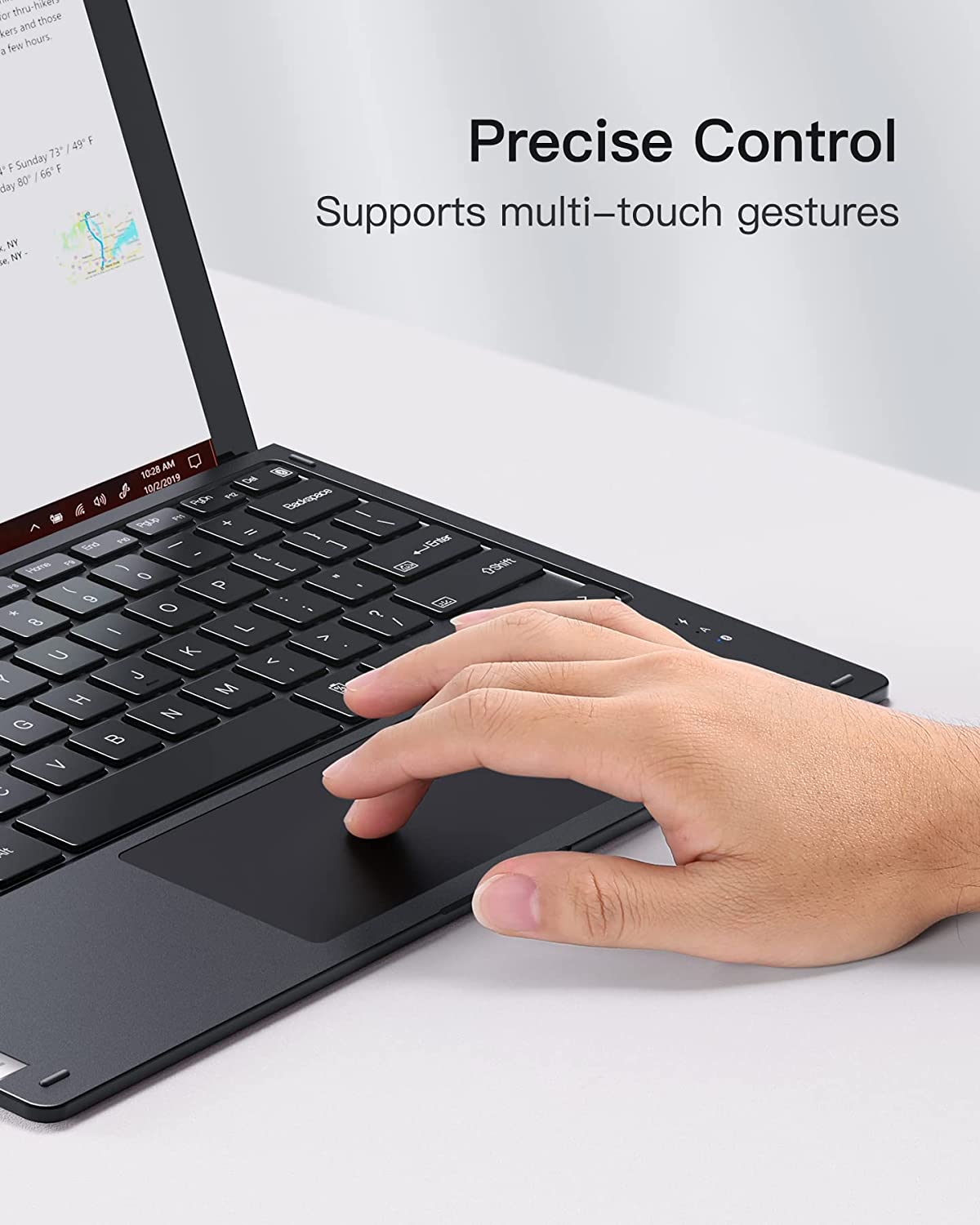 Inateck Surface Pro Keyboard, Compatible with Surface Pro 7/7+/6/5/4 Arabic English