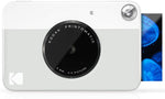 Kodak Printomatic Digital Instant Print Camera - Full Color Prints On ZINK 2 x 3 Inch Sticky-Backed Photo Paper (Grey)